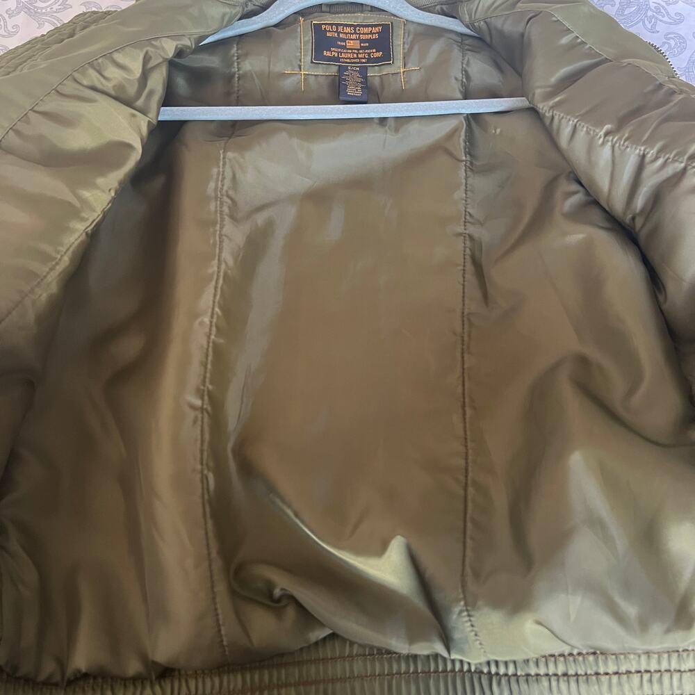 Ralph Lauren Polo 67 Jeans Co. Military Surplus Green Vintage Jacket Men Size S - Picture 6 of 12